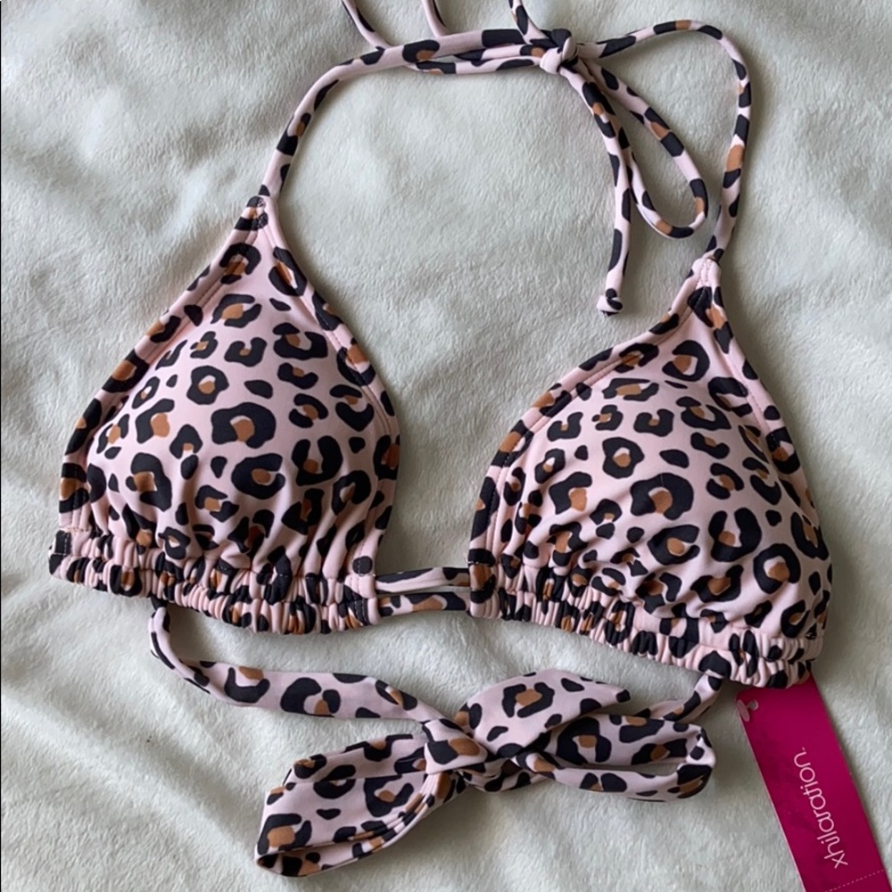 Leopard Bikini Top